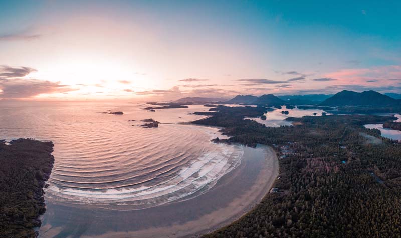 La réserve du parc national Pacific Rim, à Tofino, en Colombie-Britannique