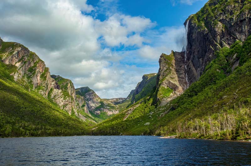 Les cascades Pissing Mare, au cœur du parc national du Gros-Morne
