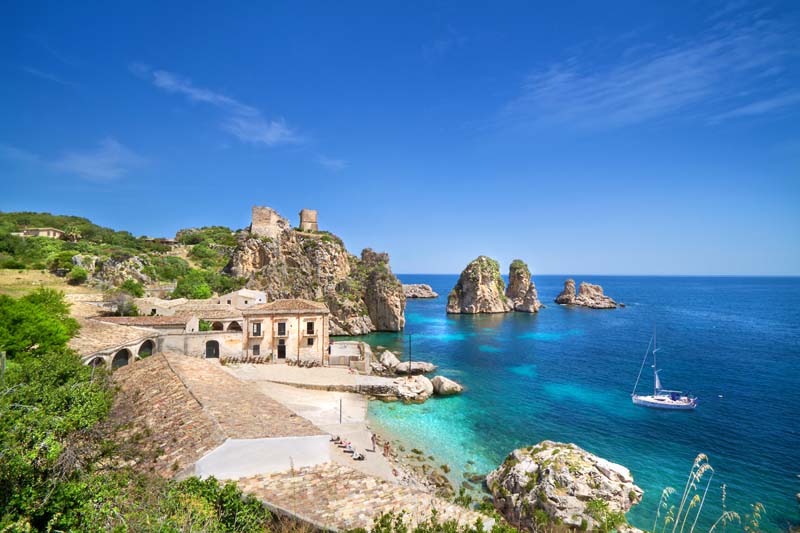 La Torre della Tonnara di Scopello, en Sicille
