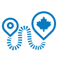 Icône Voyage Canada